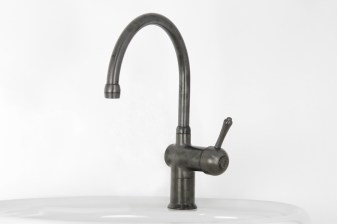 Photo_ CB7000-RL-HGN in Weathered Brass (WB) finish - shown immediately after manufacture